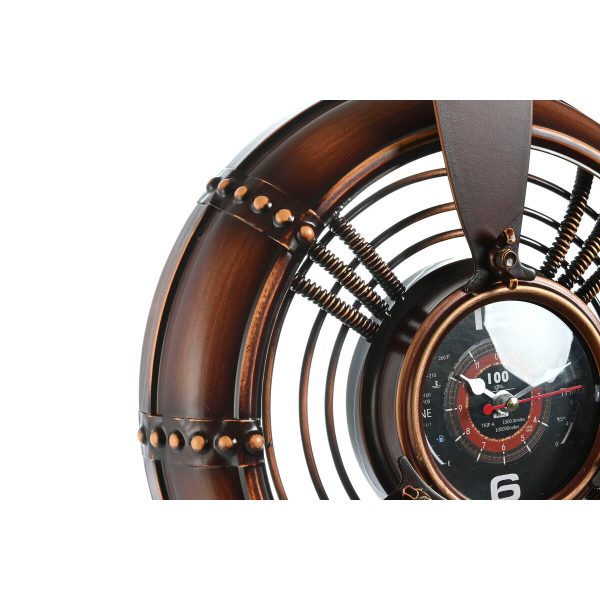 Wall Clock Home ESPRIT Copper PVC Metal Helices 75,5 x 8 x 75 cm Hot on Sale