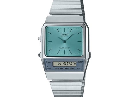 Unisex Watch Casio VINTAGE EDGY COLLECTION Silver on Sale