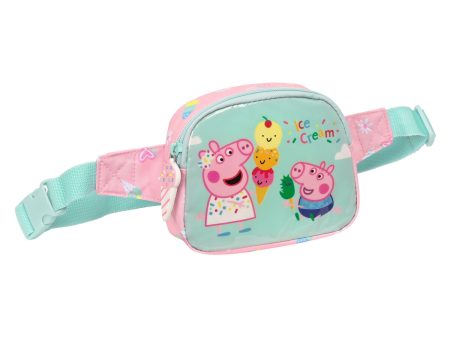 Belt Pouch Peppa Pig Ice cream Pink Mint 14 x 11 x 4 cm Online