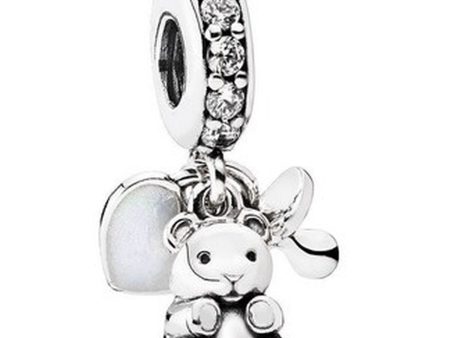 Woman s charm link Pandora BABY TEDDY BEAR For Cheap