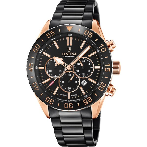 Men s Watch Festina F20578 1 Black Supply