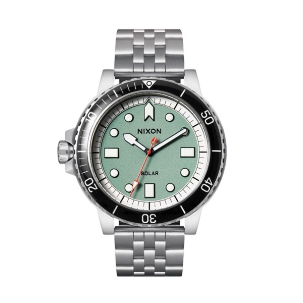 Men s Watch Nixon A1402-5235 Green Silver Cheap