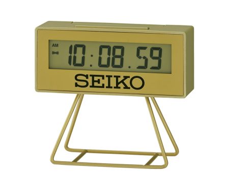 Alarm Clock Seiko QHL062G Golden Hot on Sale