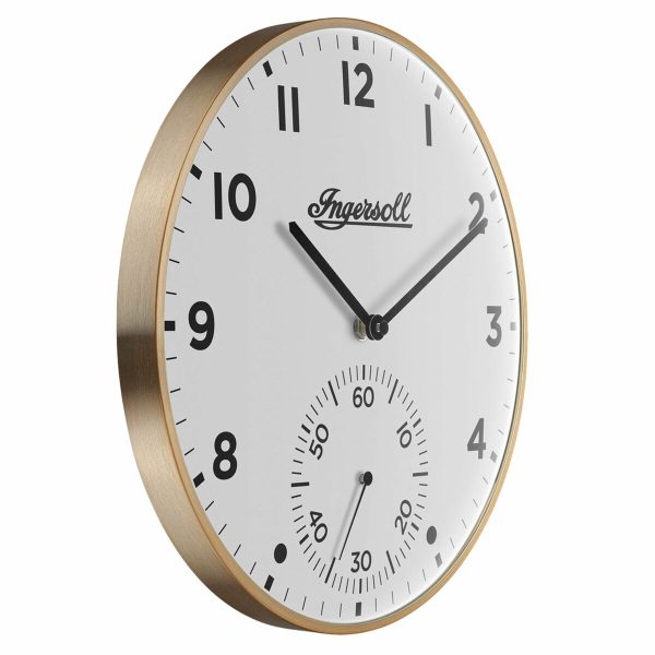 Wall Clock Ingersoll 1892 IC003GW White on Sale