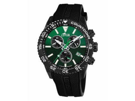 Men s Watch Lotus 18672 B Black Green Sale