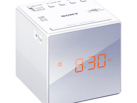 Clock-Radio Sony ICFC1W.CED LED White Discount