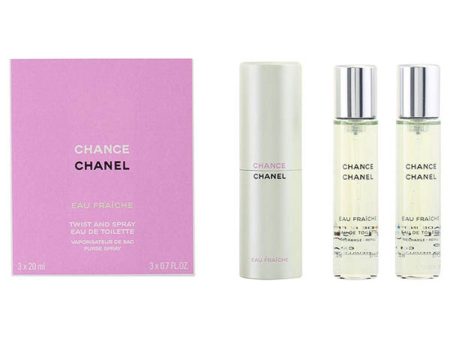 Women s Perfume Set Chance Eau Fraiche Chanel Chance Eau Fraiche (3 pcs) For Cheap