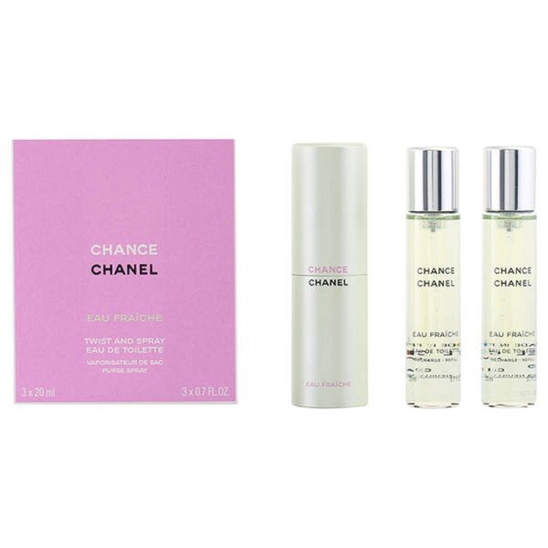 Women s Perfume Set Chance Eau Fraiche Chanel Chance Eau Fraiche (3 pcs) For Cheap