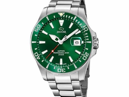 Men s Watch Jaguar J860 B Green Silver on Sale