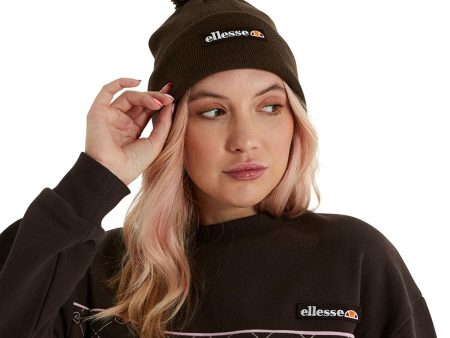 Hat Ellesse Pasteria Pom Pom Brown Sale