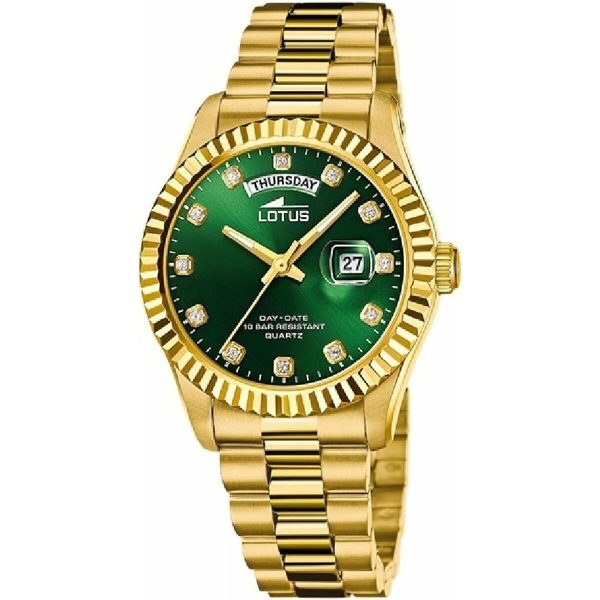 Men s Watch Lotus 18857 6 Green For Sale