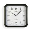 Wall Clock Versa Black Plastic Quartz 3,5 x 28,5 x 29,5 cm For Cheap