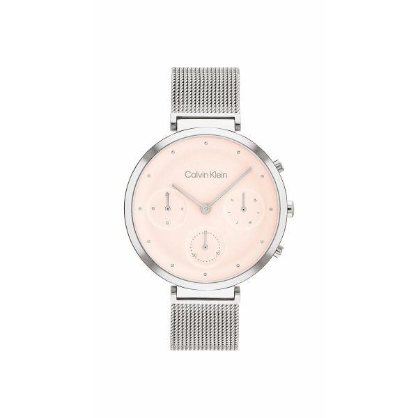 Men s Watch Calvin Klein 25200286 Pink Silver Online now