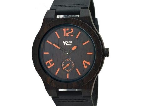 Men s Watch Green Time ZW024C Brown Black Cheap