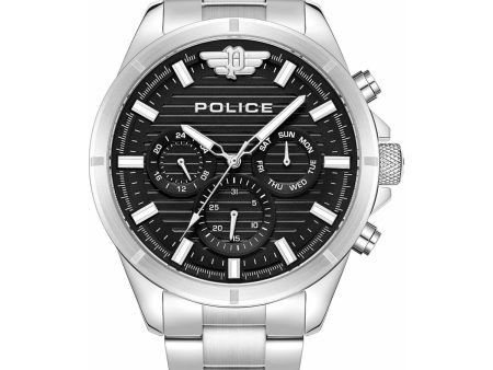 Men s Watch Police PEWJK2227806 Black Silver Online now