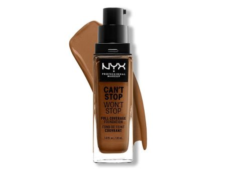 Crème Make-up Base NYX Can t Stop Won t Stop Warm mahogany 30 ml Supply