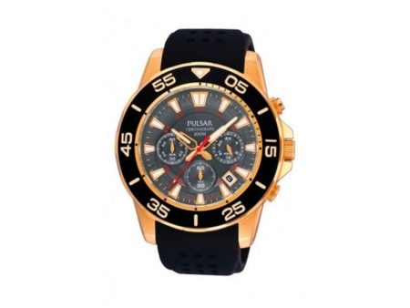 Men s Watch Pulsar Black (Ø 45 mm) For Cheap