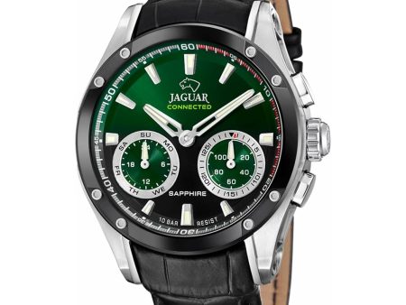 Men s Watch Jaguar J958 2 Black Green For Cheap