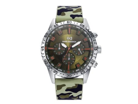 Men s Watch Mark Maddox HC0124-64 Green (Ø 44 mm) Cheap