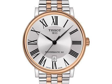 Men s Watch Tissot CARSON POWERMATIC 80 (Ø 40 mm) (Ø 34 mm) Fashion