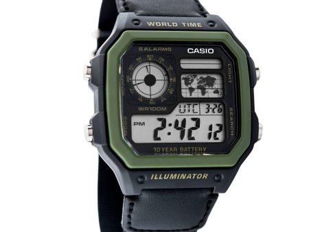 Men s Watch Casio AE-1200WHB-1BV (Ø 45 mm) Cheap