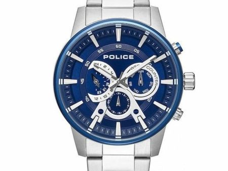 Men s Watch Police PL.15523JSTBL 03M Silver Online Sale