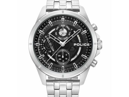 Men s Watch Police PEWJK0004605 Black Silver Online now