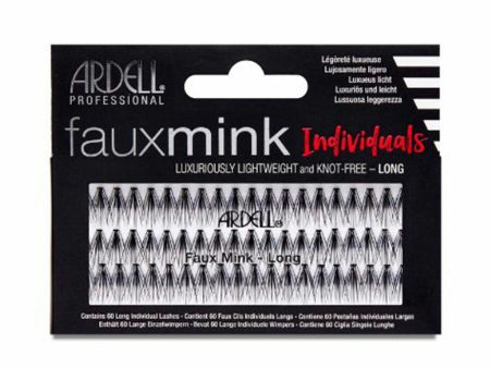 Set of false eyelashes Ardell Faux Mink Long Individual 60 Pieces on Sale