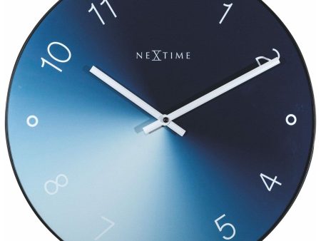 Wall Clock Nextime 8194BL 40 cm Hot on Sale