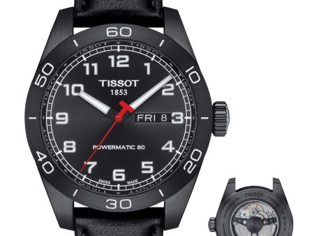 Men s Watch Tissot PRS 516 POWERMATIC 80 Black Online Hot Sale