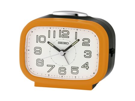 Alarm Clock Seiko QHK060E Orange Online Hot Sale