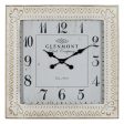 Wall Clock White Iron 60 x 60 x 6,5 cm Cheap