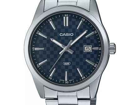 Men s Watch Casio ENTICER GENT Silver (Ø 41 mm) on Sale