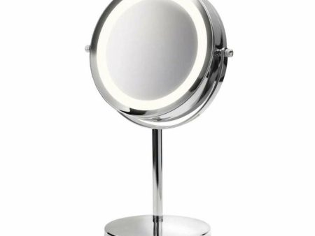 Magnifying Mirror Medisana 88550 Chrome Metal Stainless steel Foot support LED Light Online Hot Sale