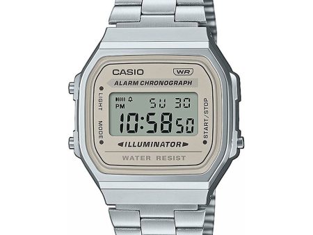 Unisex Watch Casio VINTAGE ICONIC Silver (Ø 39 mm) Hot on Sale