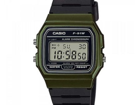 Unisex Watch Casio VINTAGE Black Green (Ø 35 mm) Online now