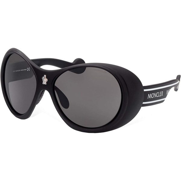 Unisex Sunglasses Moncler GREY OVAL UNISEX Hot on Sale