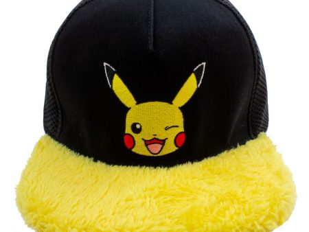 Unisex hat Pokémon Pikachu Wink Yellow Black One size Discount