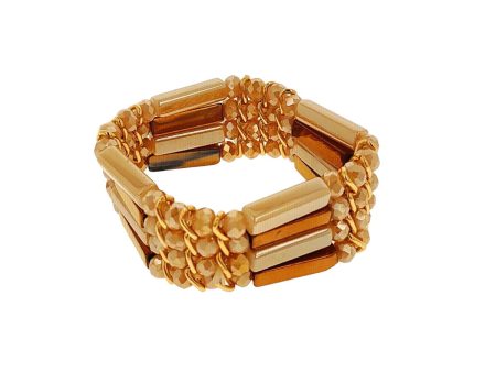 Ladies  Bracelet Biplat Moda Golden on Sale