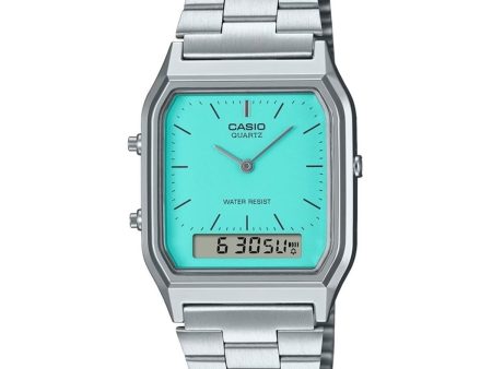 Unisex Watch Casio COLLECTION ANA-DIGIT Silver Online