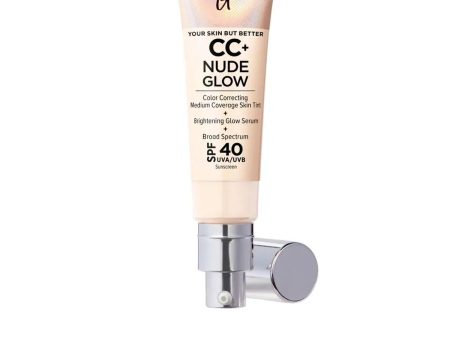 Crème Make-up Base It Cosmetics CC+ Nude Glow Fair porcelain Spf 40 32 ml Supply