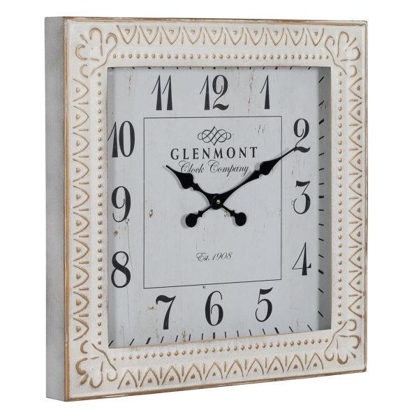 Wall Clock White Iron 60 x 60 x 6,5 cm Cheap