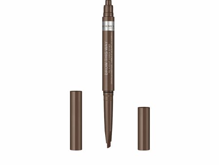 Eyebrow Pencil Rimmel London Brow This Way Nº 02 Medium brown 0,25 g Online now