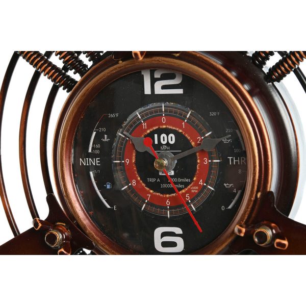 Wall Clock Home ESPRIT Copper PVC Metal Helices 75,5 x 8 x 75 cm Hot on Sale