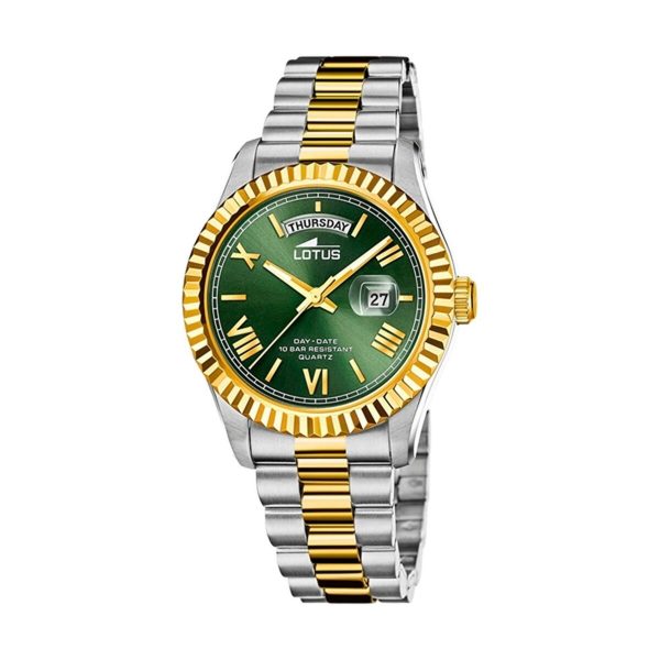 Men s Watch Lotus 18855 3 Green Online Sale