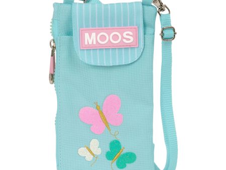 Purse Moos Butterflies Mobile Bag Blue Discount