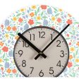 Wall Clock Versa Flandes Wood 4 x 30 x 30 cm Hot on Sale