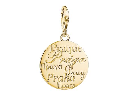 Ladies  Beads Thomas Sabo IC12363-413-39 Golden 2 cm Online Hot Sale