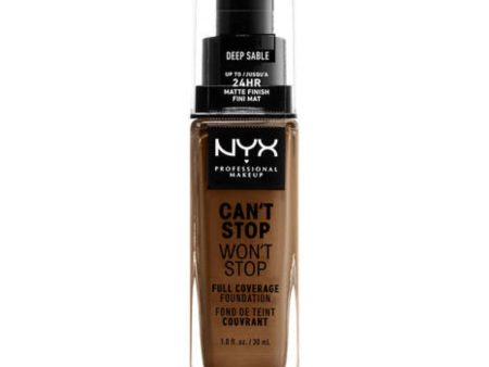 Crème Make-up Base NYX Can t Stop Won t Stop Deep Sable (30 ml) Fashion